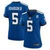 Anthony Richardson Sr. Indianapolis Colts Nike Women's Alternate Indiana Nights Game Jersey - - Front View