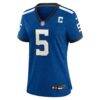 Anthony Richardson Sr. Indianapolis Colts Nike Women's Alternate Indiana Nights Game Jersey - - Side View