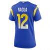 Puka Nacua Los Angeles Rams Nike Women's Game Player Jersey - Royal - Detail View