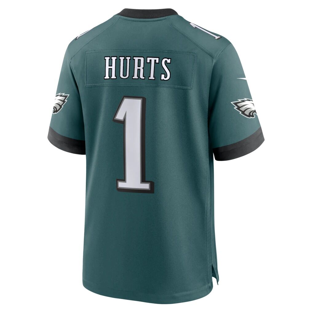 Jalen Hurts Philadelphia Eagles Nike Team Game Jersey -  Midnight Green