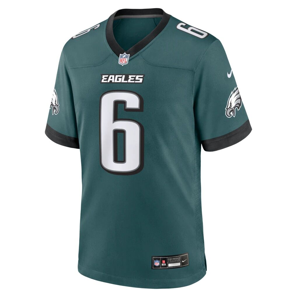 DeVonta Smith Philadelphia Eagles Nike Team Game Jersey -  Midnight Green