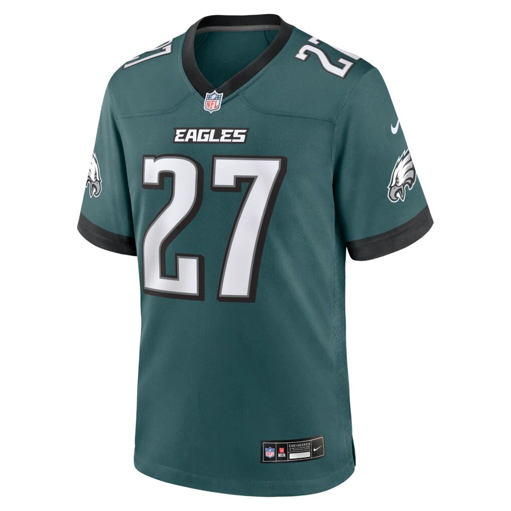 Quinyon Mitchell Philadelphia Eagles Nike Team Game Jersey -  Midnight Green