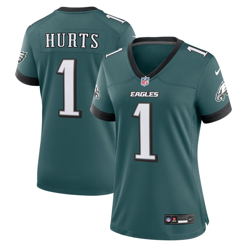 Jalen Hurts Philadelphia Eagles Nike Women's Team Game Jersey -  Midnight Green