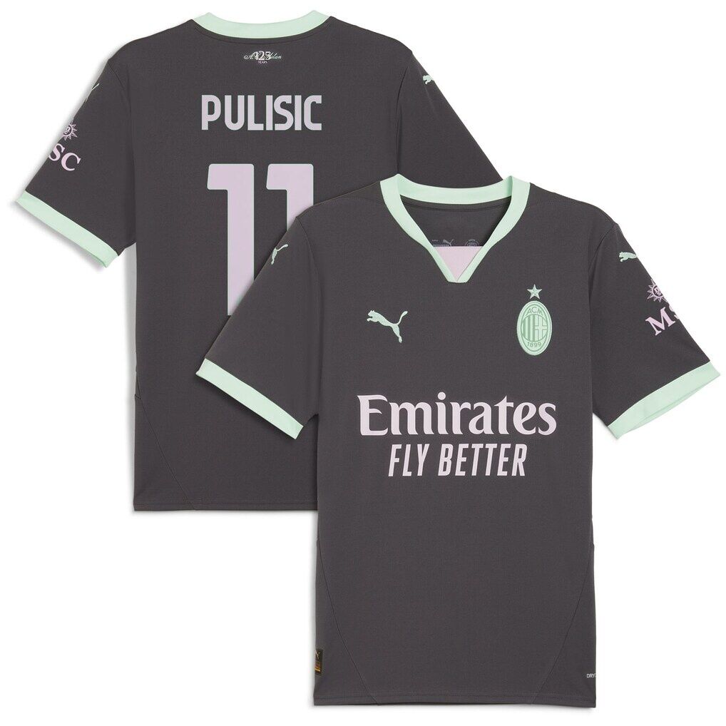 Christian Pulisic AC Milan Puma 2024/25 Third Replica Player Jersey