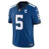 Anthony Richardson Indianapolis Colts Nike Vapor F.U.S.E. Limited Jersey - - Side View