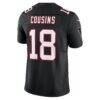 Kirk Cousins Atlanta Falcons Nike Vapor F.U.S.E. Limited Jersey - Black - Detail View