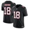 Kirk Cousins Atlanta Falcons Nike Vapor F.U.S.E. Limited Jersey - Black - Front View