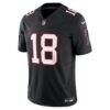 Kirk Cousins Atlanta Falcons Nike Vapor F.U.S.E. Limited Jersey - Black - Side View