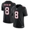 Kyle Pitts Sr. Atlanta Falcons Nike Vapor F.U.S.E. Limited Jersey - Black - Front View