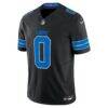 Jahmyr Gibbs Detroit Lions Nike 2nd Alternate Vapor F.U.S.E. Limited Jersey - Black - Side View