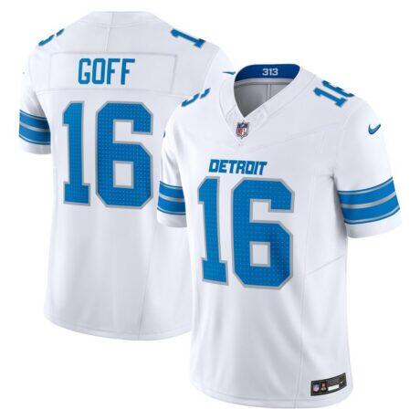 Jared Goff Detroit Lions Nike Vapor F.U.S.E. Limited Jersey - White - Front View