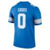 Jahmyr Gibbs Detroit Lions Nike Legend Player Performance Top - Blue - Detail View