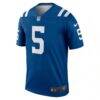 Anthony Richardson Sr. Indianapolis Colts Nike Legend Player Performance Top - - Side View