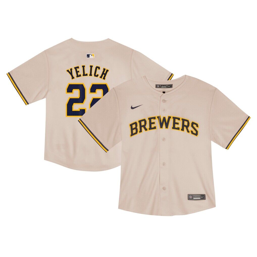 Christian Yelich Milwaukee Brewers Nike Toddler Home Game Jersey