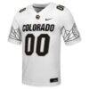 Colorado Buffaloes Nike Custom Football Game Jersey - White - Side View