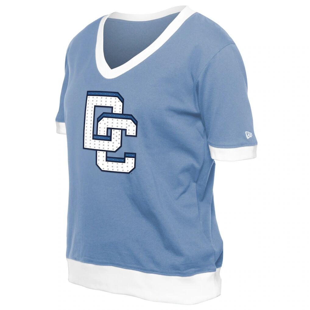 Washington Nationals New Era Women’s City Connect Rhinestone V-Neck T-Shirt
