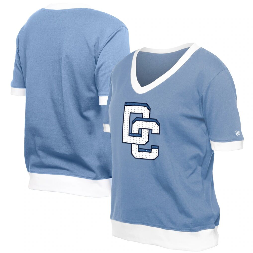 Washington Nationals New Era Women’s City Connect Rhinestone V-Neck T-Shirt
