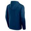 Houston Texans Logo Athletic Head Start Pullover Hoodie - Navy - Detail View
