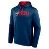 Houston Texans Logo Athletic Head Start Pullover Hoodie - Navy - Side View