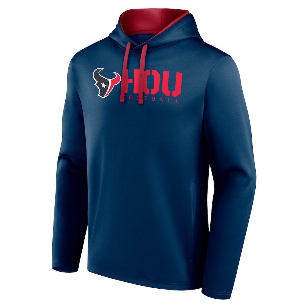 Houston Texans Logo Athletic Head Start Pullover Hoodie