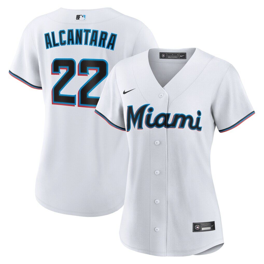 Sandy Alcantara Miami Marlins Nike Women's Home Replica Player Jersey