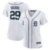 Tarik Skubal Detroit Tigers Nike Women's Home Replica Player Jersey - White - Front View