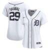 Tarik Skubal Detroit Tigers Nike Women's Limited Player Jersey – White - - Front View