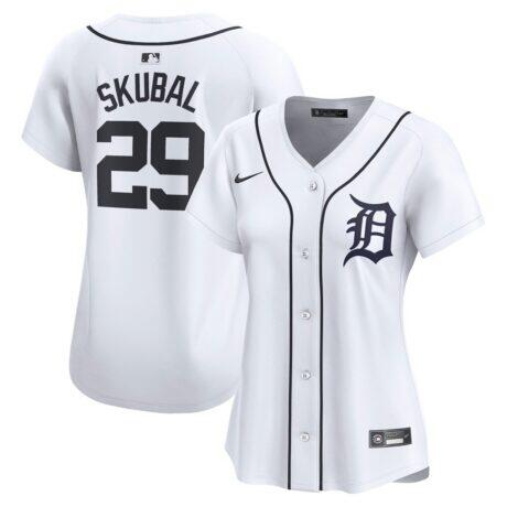 Tarik Skubal Detroit Tigers Nike Women's Limited Player Jersey – White - - Front View