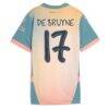 Kevin De Bruyne Manchester City Puma Women's 2024/25 Fourth Replica Player Jersey - Blue - Detail View
