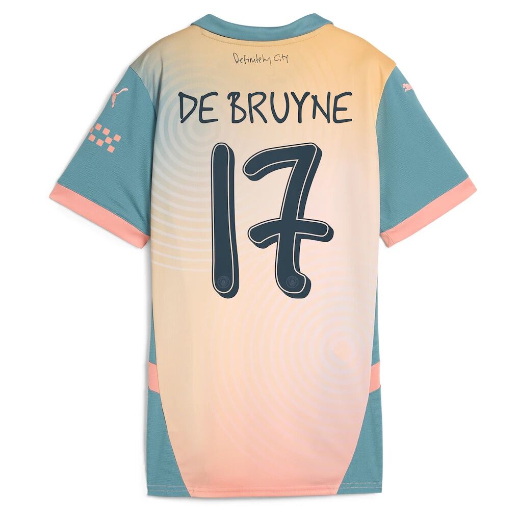 Kevin De Bruyne Manchester City Puma Women's 2024/25 Fourth Replica Player Jersey