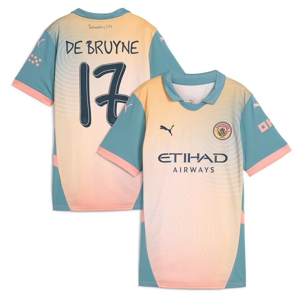 Kevin De Bruyne Manchester City Puma Women’s 2024/25 Fourth Replica Player Jersey