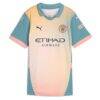 Kevin De Bruyne Manchester City Puma Women's 2024/25 Fourth Replica Player Jersey - Blue - Side View