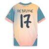 Kevin De Bruyne Manchester City Puma Youth 2024/25 Fourth Replica Player Jersey - Blue - Detail View