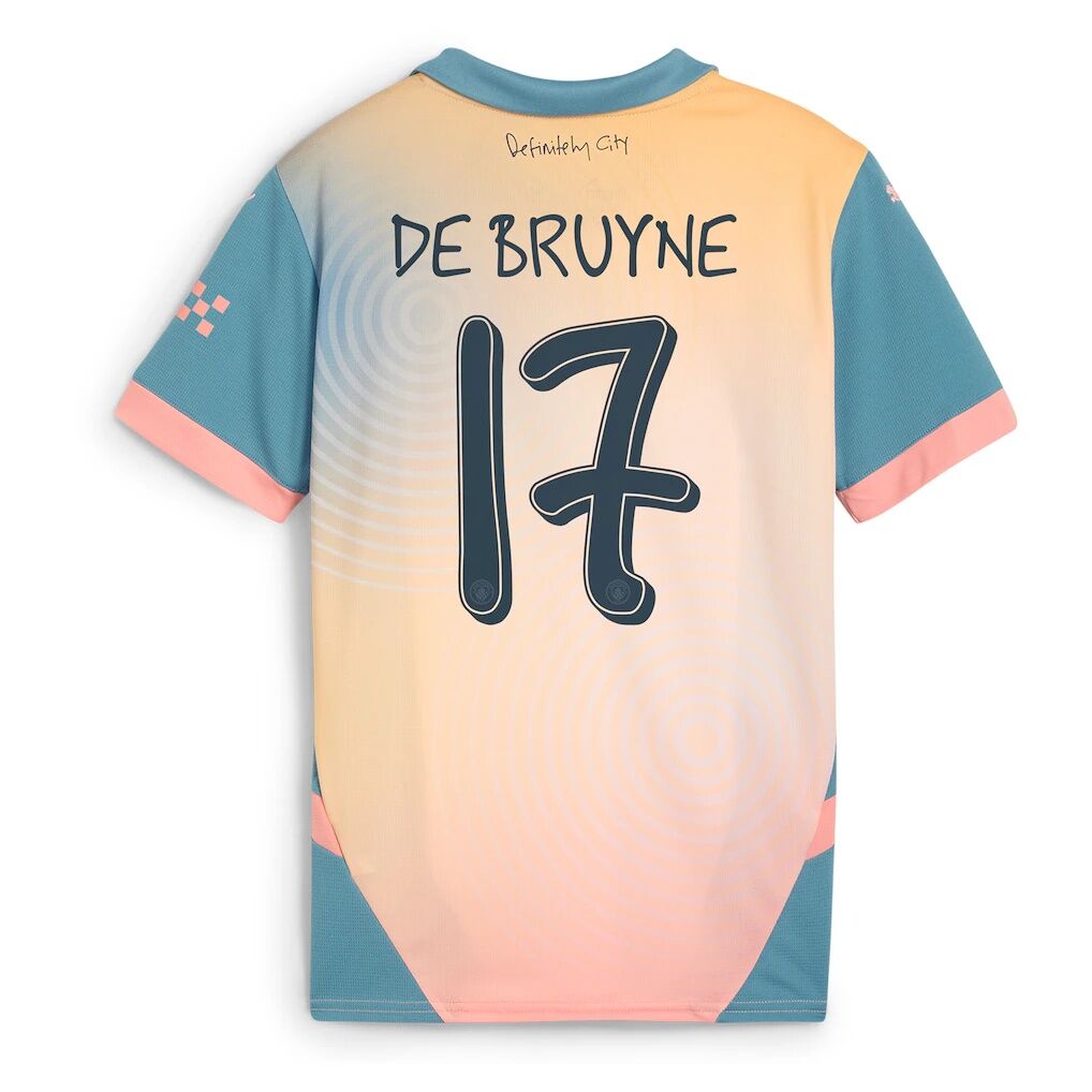 Kevin De Bruyne Manchester City Puma Youth 2024/25 Fourth Replica Player Jersey