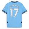 Kevin De Bruyne Manchester City Puma Youth 2024/25 Fourth Replica Player Jersey - Light Blue - Detail View