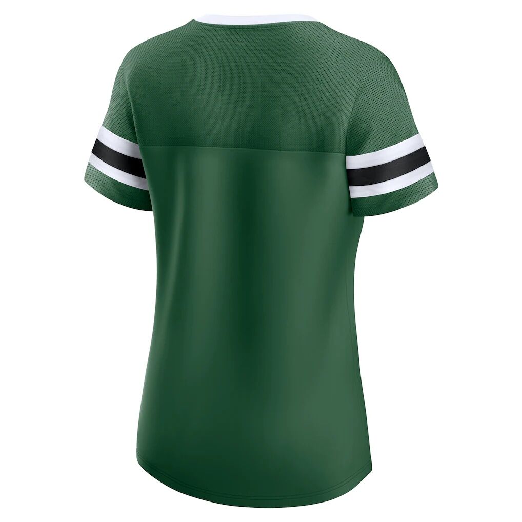 New York Jets Fashion7 Women's Original State Lace-Up T-Shirt