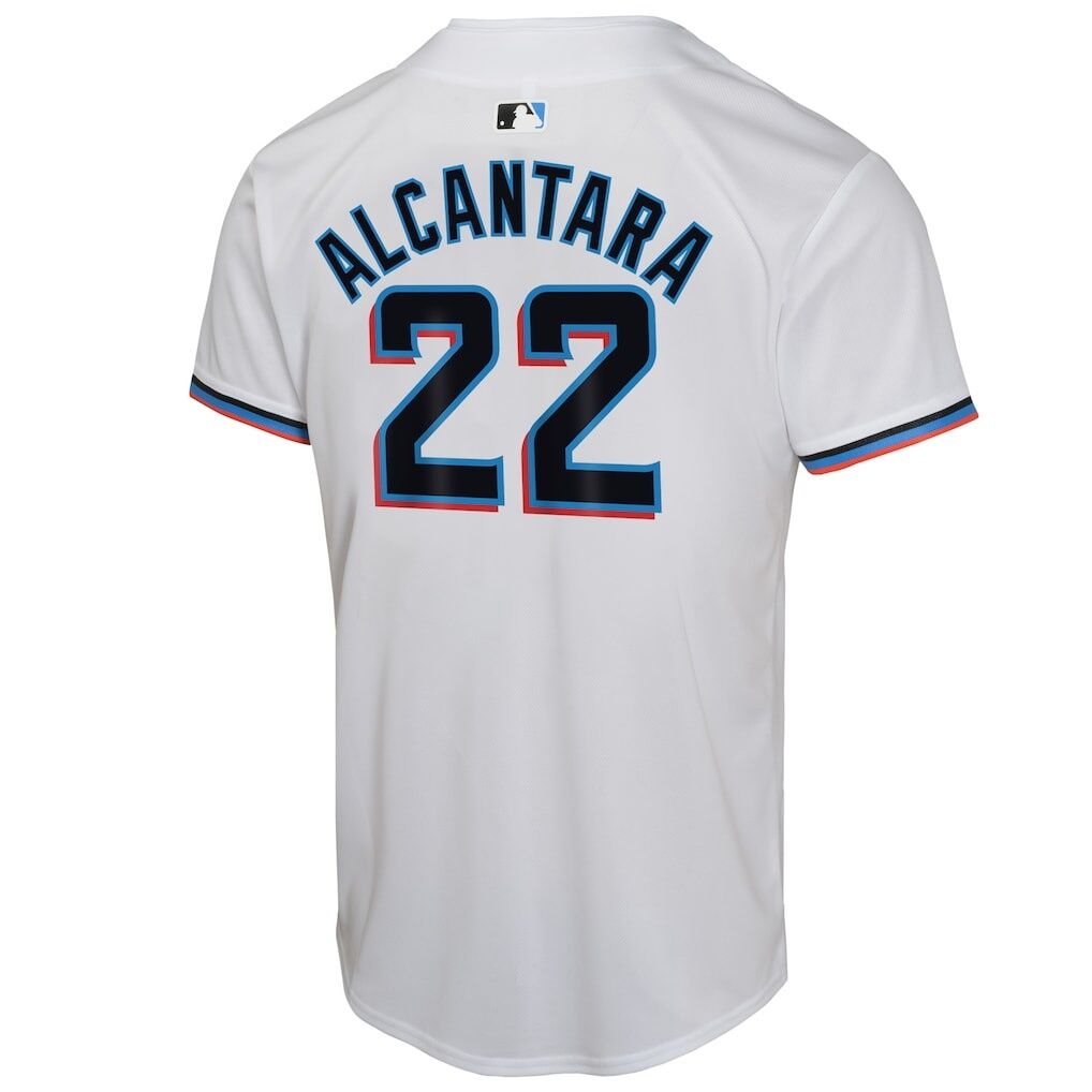 Sandy Alcantara Miami Marlins Nike Youth Home Game Player Jersey