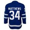 Auston Matthews Toronto Maple Leafs Youth Home Replica Player Jersey - Blue - Detail View
