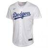 Tyler Glasnow Los Angeles Dodgers Nike Youth Home Player Game Jersey - White - Side View