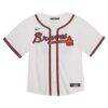 Atlanta Braves Nike Toddler Home Game Jersey - White - Side View