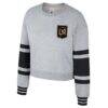 LAFC Stadium Essentials Women's Scrimmage Cropped Pullover Sweatshirt - - Side View