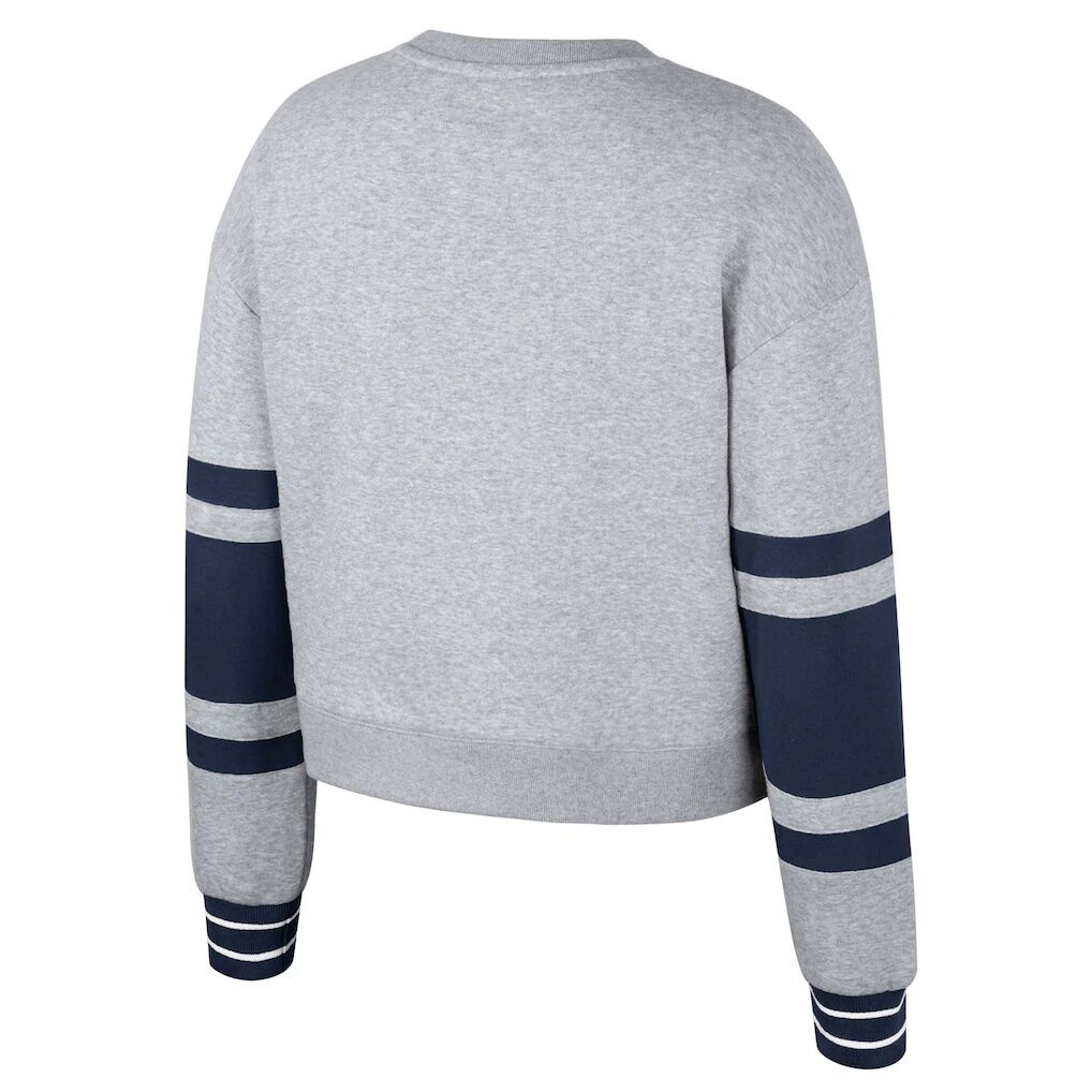 Nashville SC Stadium Essentials Women's Scrimmage Cropped Pullover Sweatshirt - Heather Gray