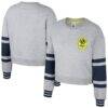 Nashville SC Stadium Essentials Women's Scrimmage Cropped Pullover Sweatshirt - - Front View