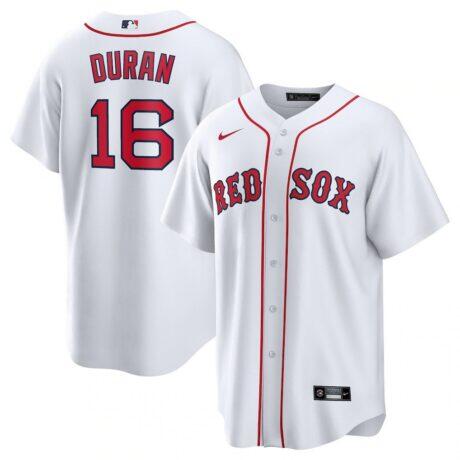 Jarren Duran Boston Red Sox Nike Home Replica Player Jersey - White - Front View