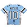 Lionel Messi Argentina National Team Vive La Fete Football Jersey - - Detail View