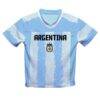 Julián Álvarez Argentina National Team Vive La Fete Football Jersey - - Side View
