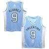 Julián Álvarez Argentina National Team Vive La Fete Mesh Basketball Jersey - - Front View