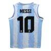 Lionel Messi Argentina National Team Vive La Fete Mesh Basketball Jersey - - Detail View