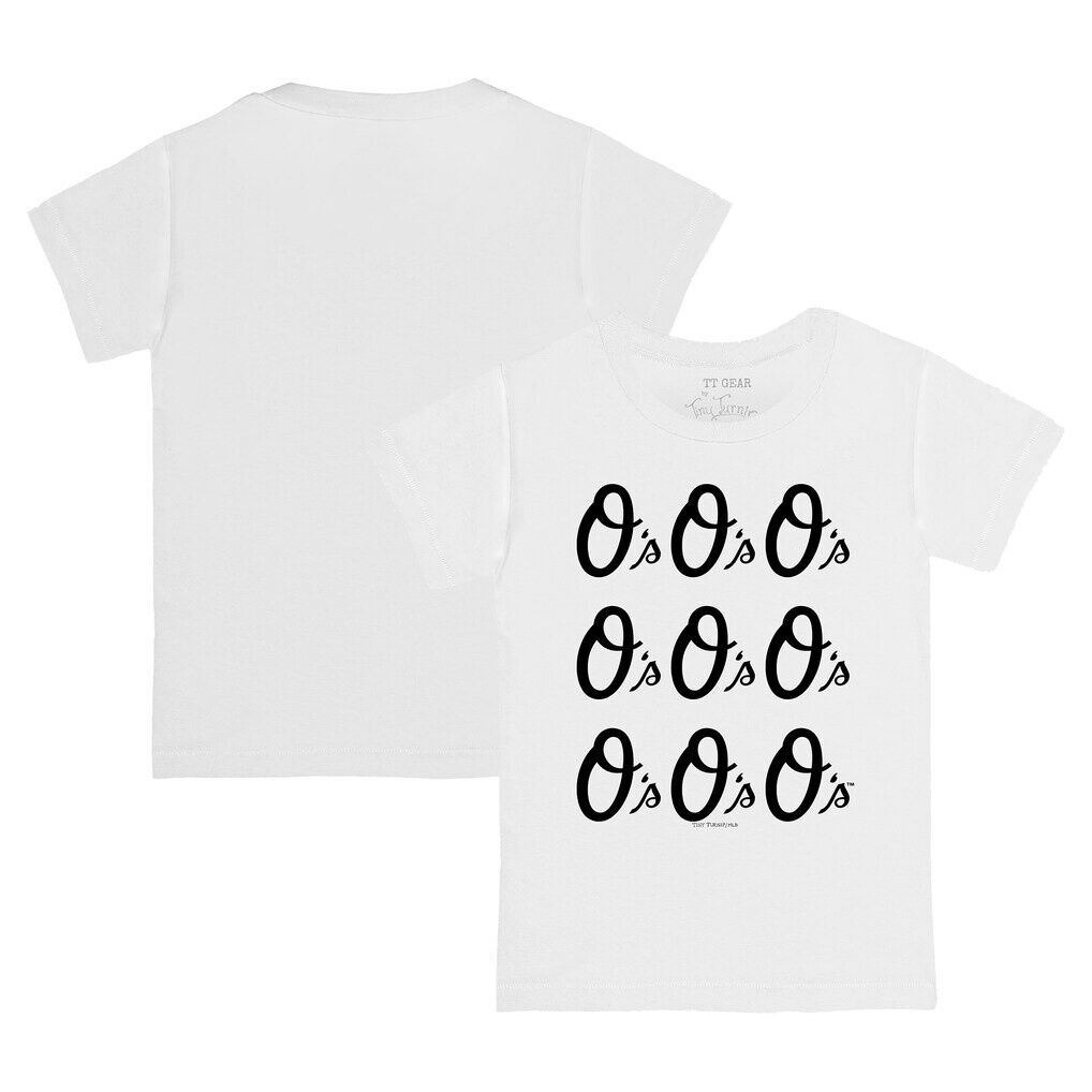 Baltimore Orioles Tiny Turnip   Infant Logo Grid  T-Shirt