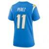 Luis Perez Los Angeles Chargers Nike Women's Team Game Jersey - - Detail View